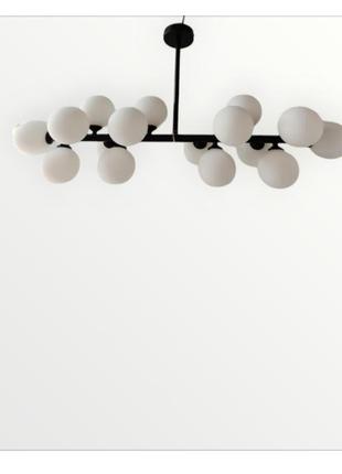 Люстра на 16 шаров в современном стиле