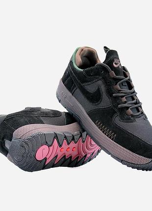 Nike air force 1 wild black green