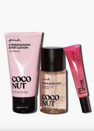 Подарочный набор pink jolly coconut body care gift set