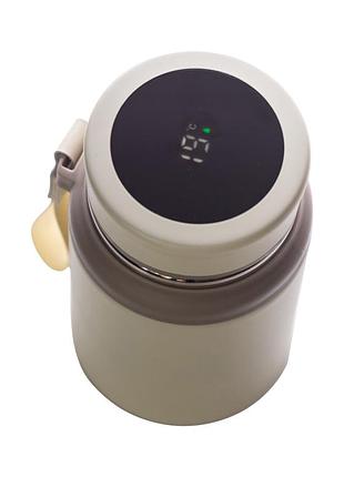 Термос fashion 700 мл с датчиком температуры и ситечком