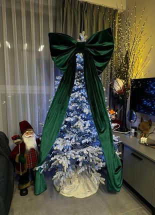 Великий бант на ялинку бант на ёлку