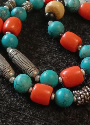 Бусы колье винтажное