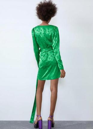 Сукня зелена zara 2