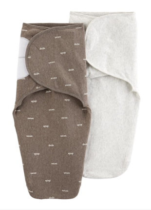 Carters набор комплект хлопковых пеленок из 2х шт картерс на липучках пеленка пеленки brown
