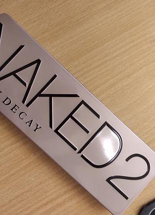 Палетка теней urban decay naked 2 eyeshadow palette (12 оттенков)