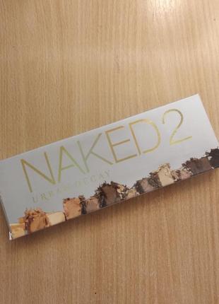 Палетка теней urban decay naked 2 eyeshadow palette (12 оттенков)