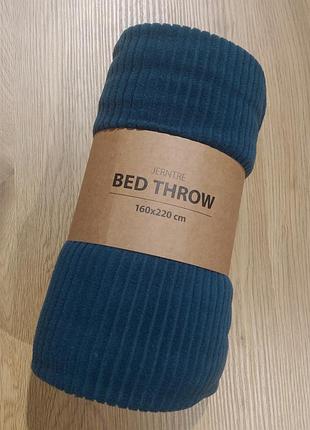 Покривало 160 х 220 см. флісовий фліс теплий на подарунок плед декор плюшевий ikea плюш