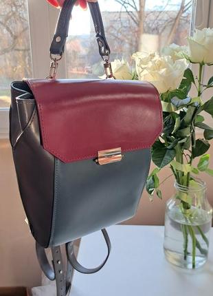 Кожаный рюкзак