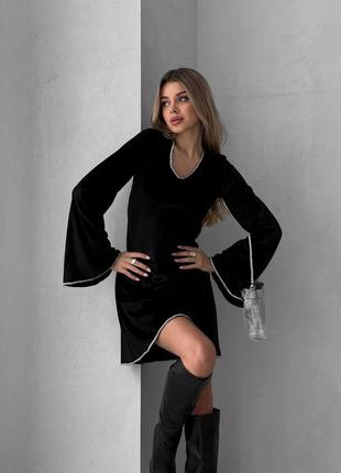 Платье женская короткая мини черная с блестками красная зеленая нарядная праздничная плата новогодняя на новый год на корпоратив красивая7 фото