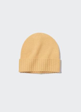 Шапка uniqlo 100% кашемір