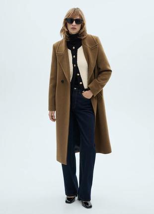 Пальто вовна mango7 фото