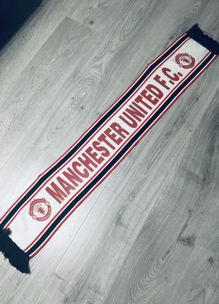 🔥 шарф 🔥 футбольного клуба коллекционный винтажный манчестер юнайд