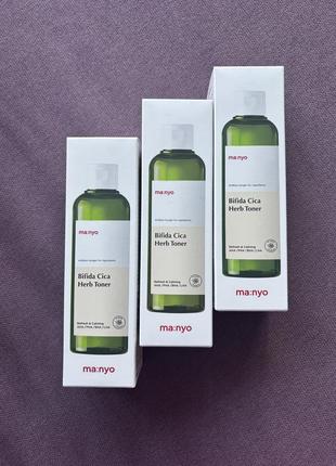 Manyo bifida cica herb toner, 210 мл заспокійливий тонер