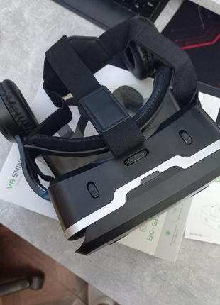 3d очки с наушниками виртуальной реальности vr shinecon sc-g15e4 фото