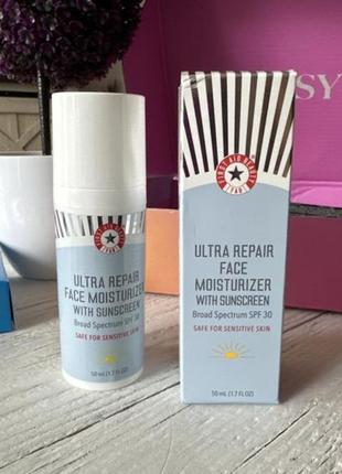 Увлажняющий крем санскрин ultra repair face moisturizer with sunscreen broad spectrum spf 30