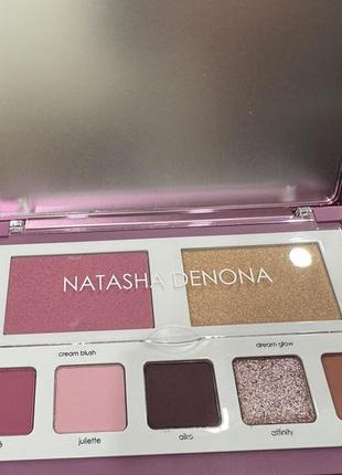 Палетка natasha denona love face palette тени, хайлайтер, румяна