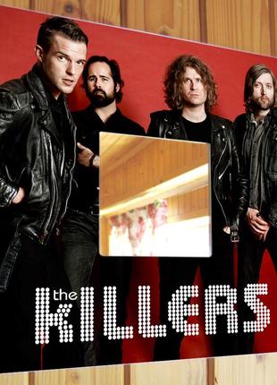 Декоративне дзеркало «гурт the killers» сувенір для фанатів рок музики, прикраса в спальню, бар, клу