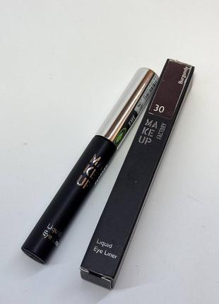 Підводка для очей	make up factory liquid eye liner	30 burgundy4 фото