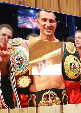 Декоративне дзеркало «боксер володимир кличко» супер подарунок для фанатів боксу, прикраса бару, каф