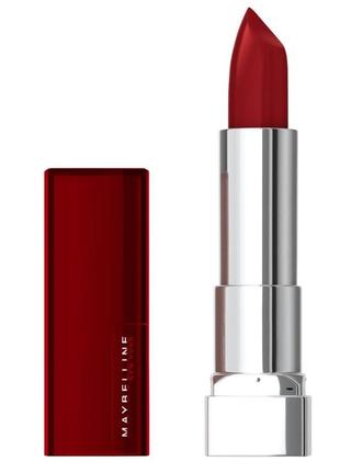 Maybelline new york color sensational, помада pleasure me red (3600530559794)
