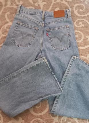 Джинсы женские levi's ribcage wide leg w25 l32