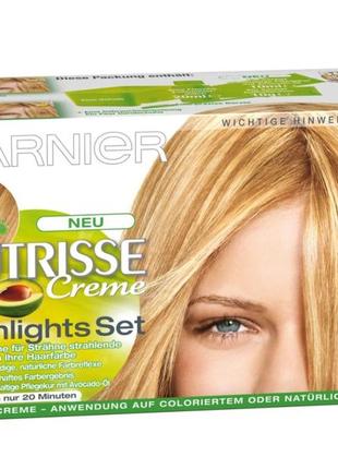 Garnier nutrisse highlights set 1 blonde фарба для волосся