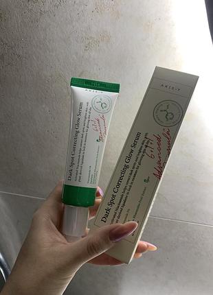 Освітлювальна сироватка axis-y проти пігментації dark spot correcting glow serum корея