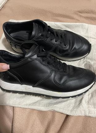 Кроссовки tod's натуральная кожа