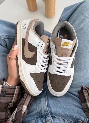 Кросівки nike sb dunk low beige brown bear