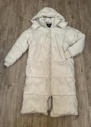 Зимний пуховик/ пальто zara xs