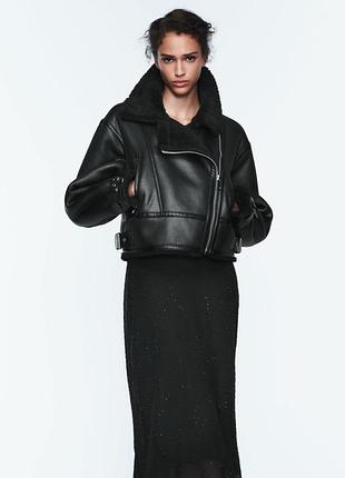 Дубленка zara