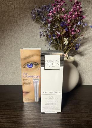 Крем для освещения от темных кругов и отеков вокруг глаз - christian breton eye priority eye illuminator.