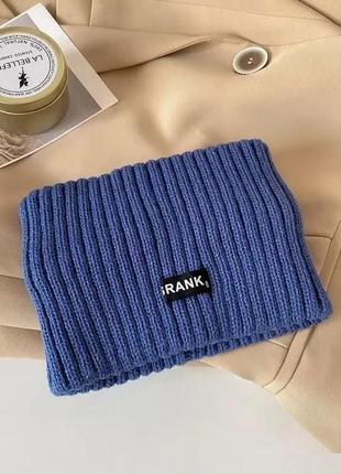 Зимняя теплая широкая повязка на голову для женщин grank