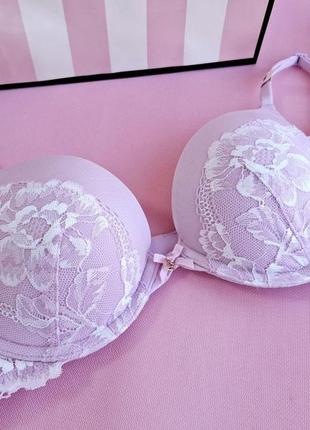 Бюстгальтер push-up із мереживною чашкою 34b / 75b victoria secret оригінал новий