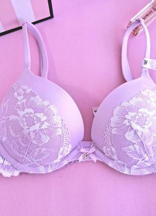 Бюстгальтер push-up із мереживною чашкою 34b / 75b victoria secret оригінал новий