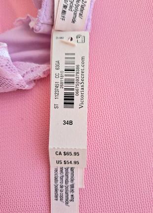 Бюстгальтер push-up із мереживною чашкою 34b / 75b victoria secret оригінал новий