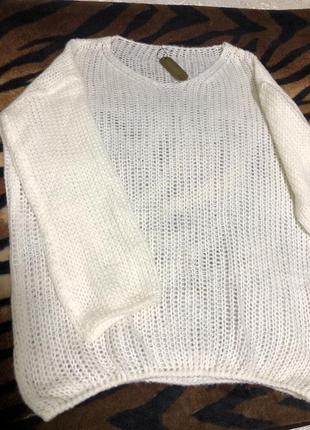 Джемпер большого размера, очень мягкий, мохер 52-54рр.