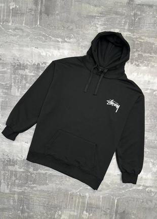 Молодіжне худі від stussy з малюнком по заду / найпопулярніше худі від стусі