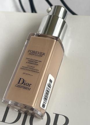 Оригинальный. dior dior forever skin glow поясняющий тональный крем spf 20 👉🏻оттенок 1cr cool tweed