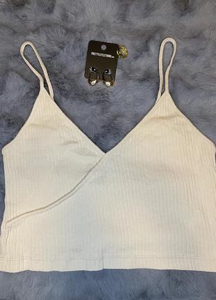 Топ в рубчик topshop