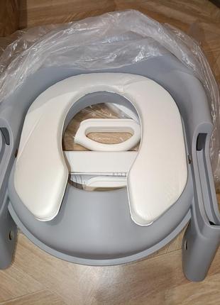Детское сиденье со ступеньками и ручками с накладкой