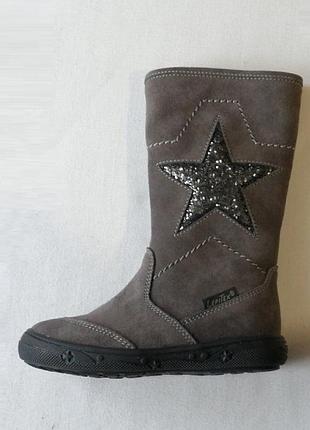 Теплые зимние  замшевые  сапоги  lepi  германия  lepitex