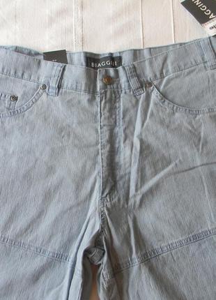 Джинсові бриджі biaggini р. 52 нові