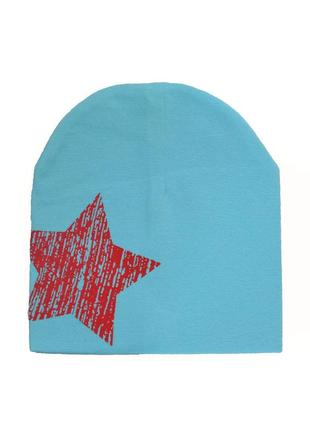 Шапка для мальчика, хлопок демисезон 1-3 р, можно и от 9 м.