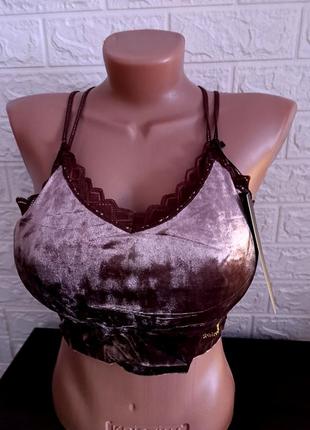 Топ в білизняному стилі.подіестер.срандекс