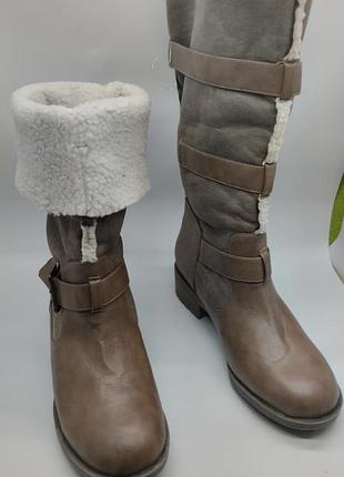Женские демисезонные сапоги skechers