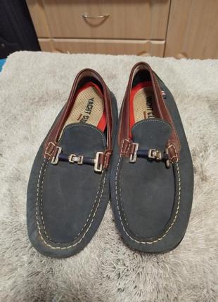 Мокасини нубук