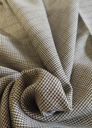 Винтаж новая ткань отрез ткани мелкая куриная лапка в стиле дерби в составе шерсть 150/130