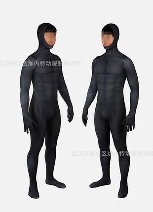 Зентай вторая кожа комбинезон с мускулами детский