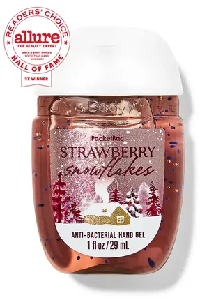 Антисептик (санитайзер) для рук bath & body works strawberry snowflakes